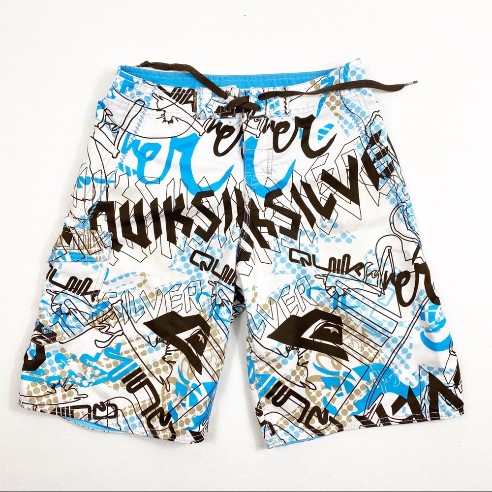 Quicksilver Board-shorts Swim Trunks Sz 28